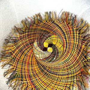 Eugenia Kim Straw Trim Valentina Wide Brim Hat